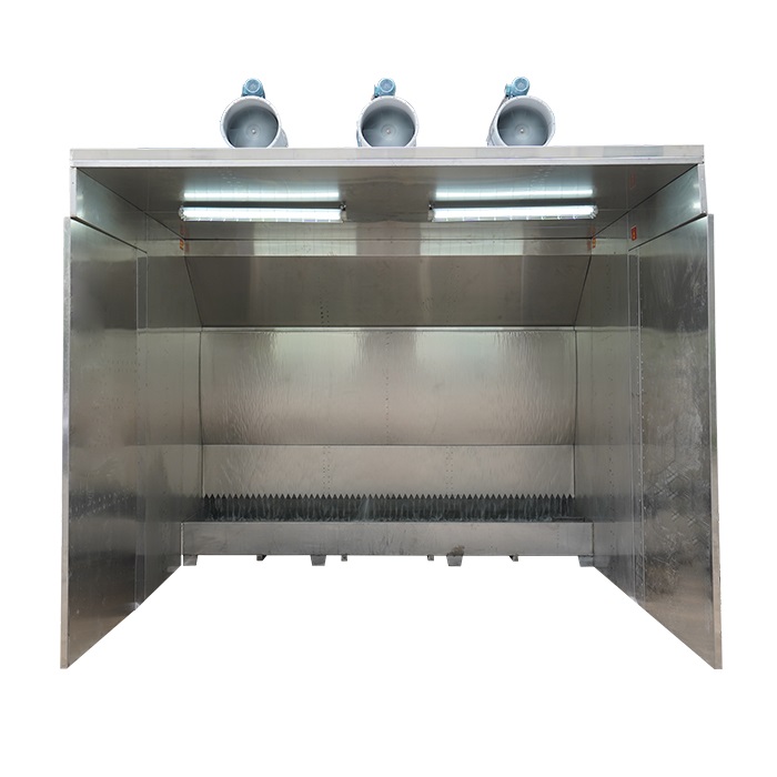 open face paint spray booth