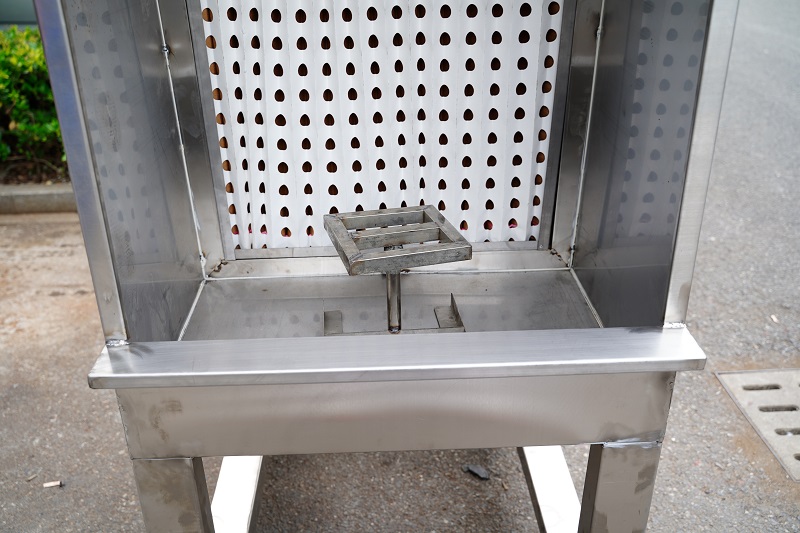 small filter paint booth bench