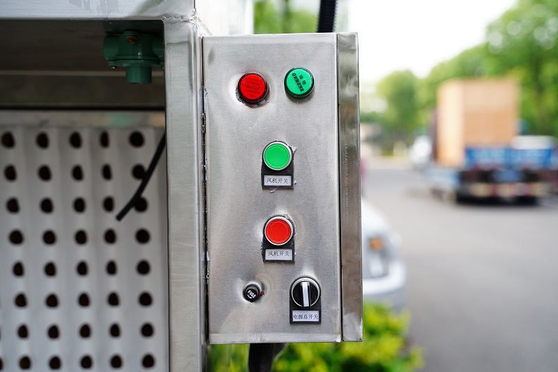 paint spray booth control