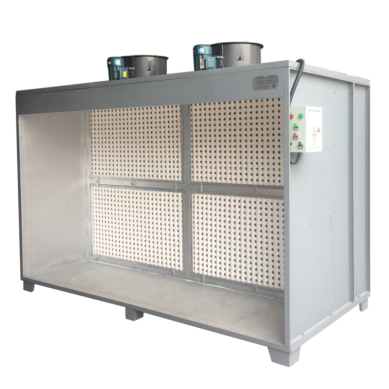 dry filter wall spray booth