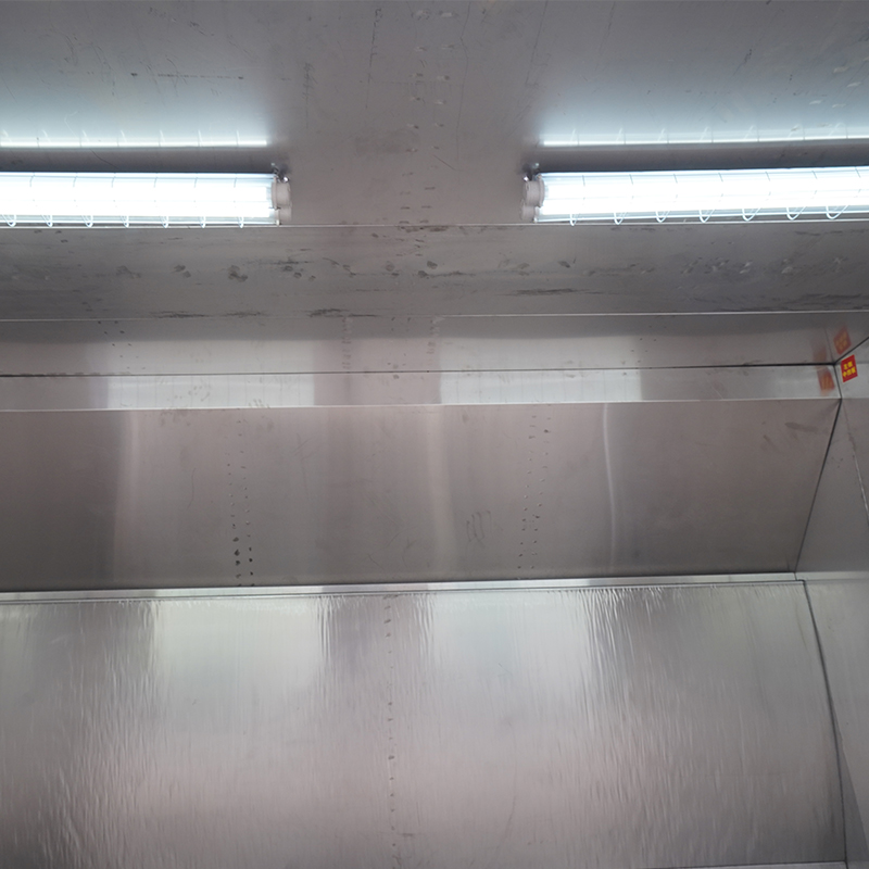 water curtain spray booth lights