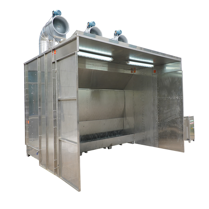 Open Face Spray Booth, Industrial Wet Paint Booth