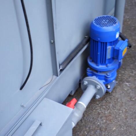 water curtain spray booth pump