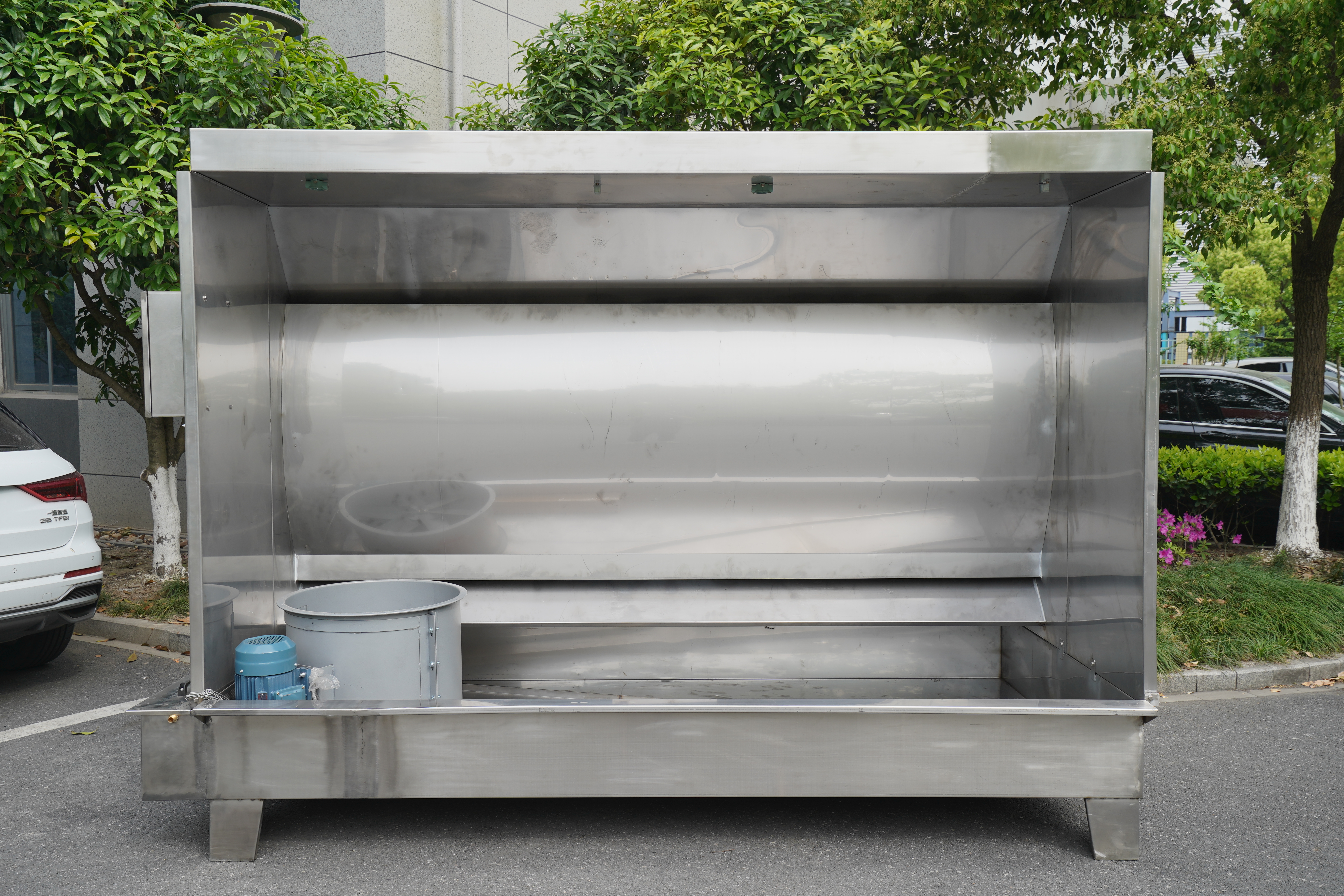 Industrial Water Curtain Spray Paint Booth